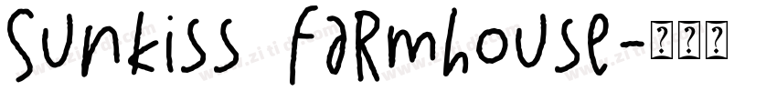 Sunkiss Farmhouse字体转换